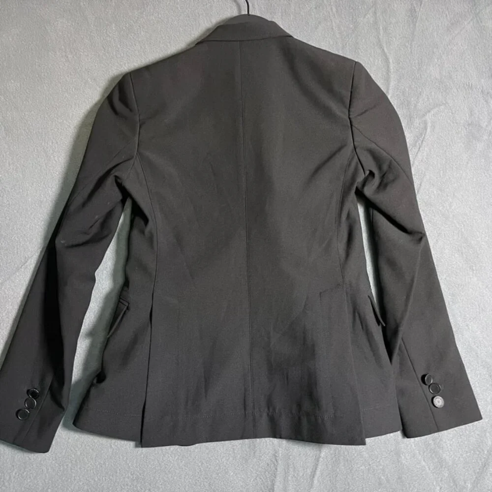 R.J. Classics Black Show Coat, Girls Size 14R grey label washable 100%